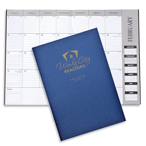 Monthly Desk Planner - Leatherette