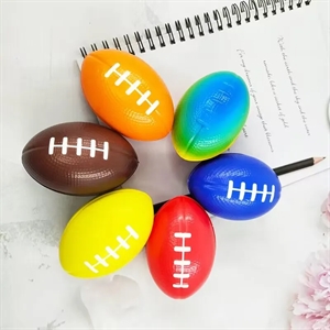 Custom Logo Printed Football Foam Stress Reliever Ball