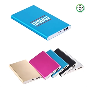 5000mAh Aluminium Ultra Slim Power Bank