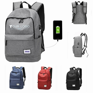 Youth Travel USB Charging Backpack