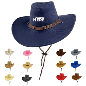 Suede Western Cowboy Hat