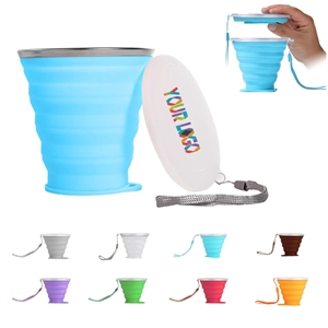 9 OZ Silicone Collapsible Water Cup