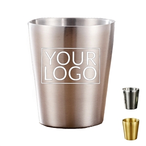 Stackable Stainless Steel Drinking Glass