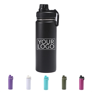 Stainless Steel Outdoor Large Capacity Sport Bottle & Handle