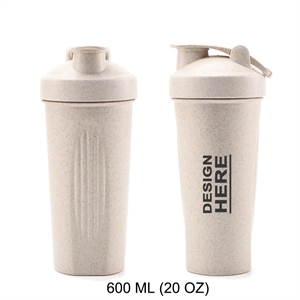 20 oz. Wheat Straw Shaker Bottle