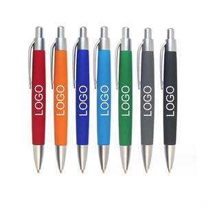 Click-Action Retractable Plastic Ballpoint