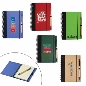 Jornikolor Eco Friendly Notebook with pen