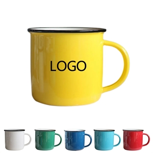 13 Oz Enamel Ceramic Mugs