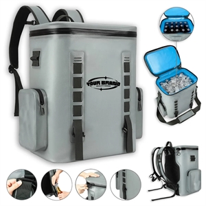 21L Luxury Large Capacity Insulated Soft Cooler Backpack