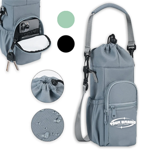 Custom Logo 32oz 40oz Custom Insulated Water Bottle Holder with Strap