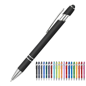 Metal Ballpoint Soft Stylus Touch Pen