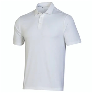 Under Armour Men's T2 Green Golf Polo - White