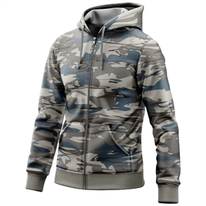 Antler® Men's 8.2 Oz. Polar Fleece Full Zipper Hoodie Pocket