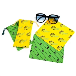 Glasses Wiping Cloth with Pouch
