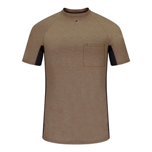 Bulwark Short Sleeve FR Two-Tone Base Layer with Conceale...