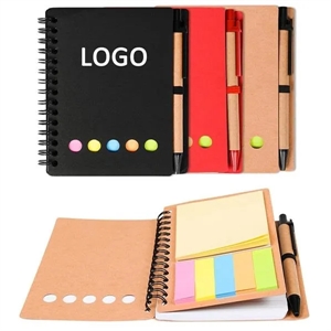 Sticky Notebook with Pen Holder