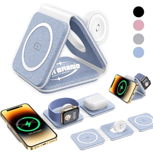 3 In 1 Cloth Multi-functional Magnetic Wireless Chargers