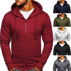 Essentials Full-Zip Hooded Fleece Sweatshirt