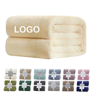 Custom Logo Fleece Throw Blanket 40" x 60"