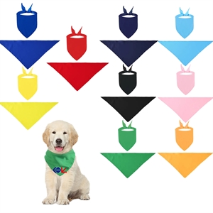 MOQ 100PCS Pet Triangle Towel Saliva Bandana