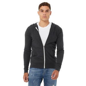 Bella Unisex Triblend Full-Zip Lightweight Hoodie