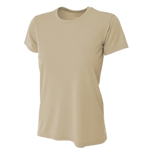 A4 Ladies Short-Sleeve Cooling Performance Crew