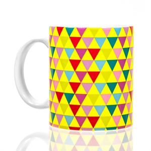 Fluorescent Neon Full Color 11oz White Mugs