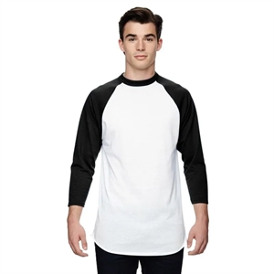 Augusta Sportswear Adult 3/4-Sleeve Baseball Jersey