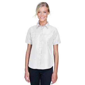 Harriton Ladies' Key West Short-Sleeve Performance Staff ...