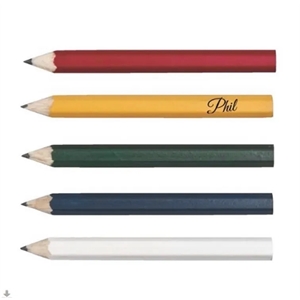 Custom Logo Hex/Round Wooden Golf Pencil