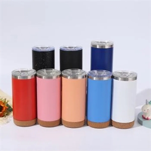 Custom Logo Wooden Bottom Straight Car Cup