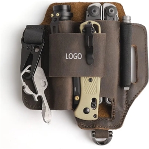 Leather Belt Multitool Case Sheath