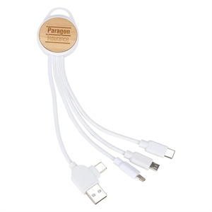 Bamboo 3-in-1 6- Charging Cable