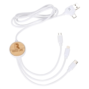 Bamboo 3-in-1 47- Charging Cable