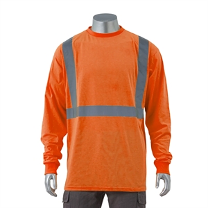 Class 2 Hi Viz Poly-Cotton ReflectiveSafety Workwear T-Shirt