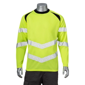 Hi Viz Class 3 Segmented Tape Safety Workwear T-Shirt