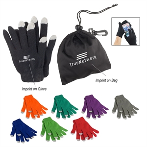 Touch Screen Gloves In Pouch