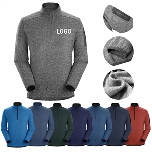 Custom Logo Custom Pullover Premium Fleece Lined Long Sleeve Sweatshirt