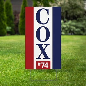 Yard Signs 24" x 8" Single-Sided