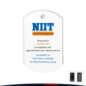 Aplin Crystal Ornament Plaque