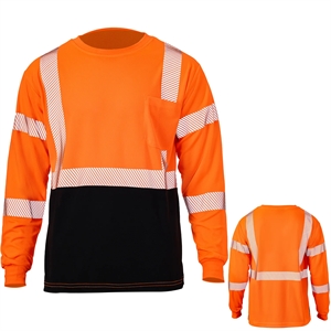 Class 3 Hi Viz Segmented Tape Safety Workwear T-Shirt