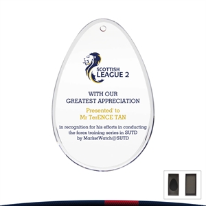 Klarp Oval Ornament Plaque