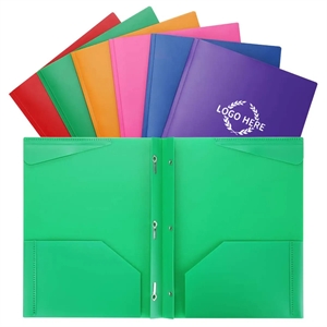 Folders with 2 Pockets and Prong with Fasteners