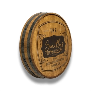 Quarter Barrel Whiskey wood sign