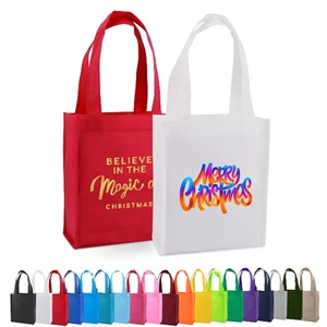 Non Woven Mini Gift Tote Bag ( 8" X 4" X 10" )