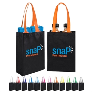 NON WOVEN MINI TOTE BAG ( 8" x 10" x 4" )