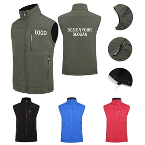Custom Logo Custom Volunteer Shirt Warm Vest Sleeveless Jacket for Golf