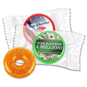 Life Saver Candy with Logo