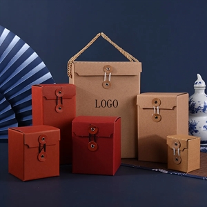 Brown Kraft Gift Boxes for Party Favor Customized