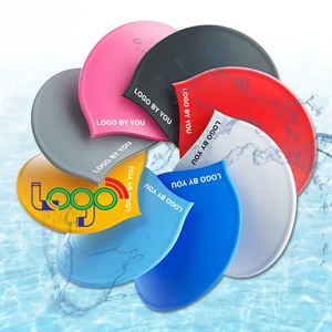 Custom Logo MOQ 20PCS Custom Logo Silicone Swim Cap Swimming Shower Hat